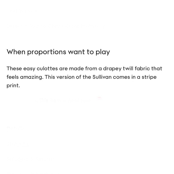 Aritzia Sunday Best Sullivan Pant in White/Royal Navy - Size XXS - Picture 11 of 11